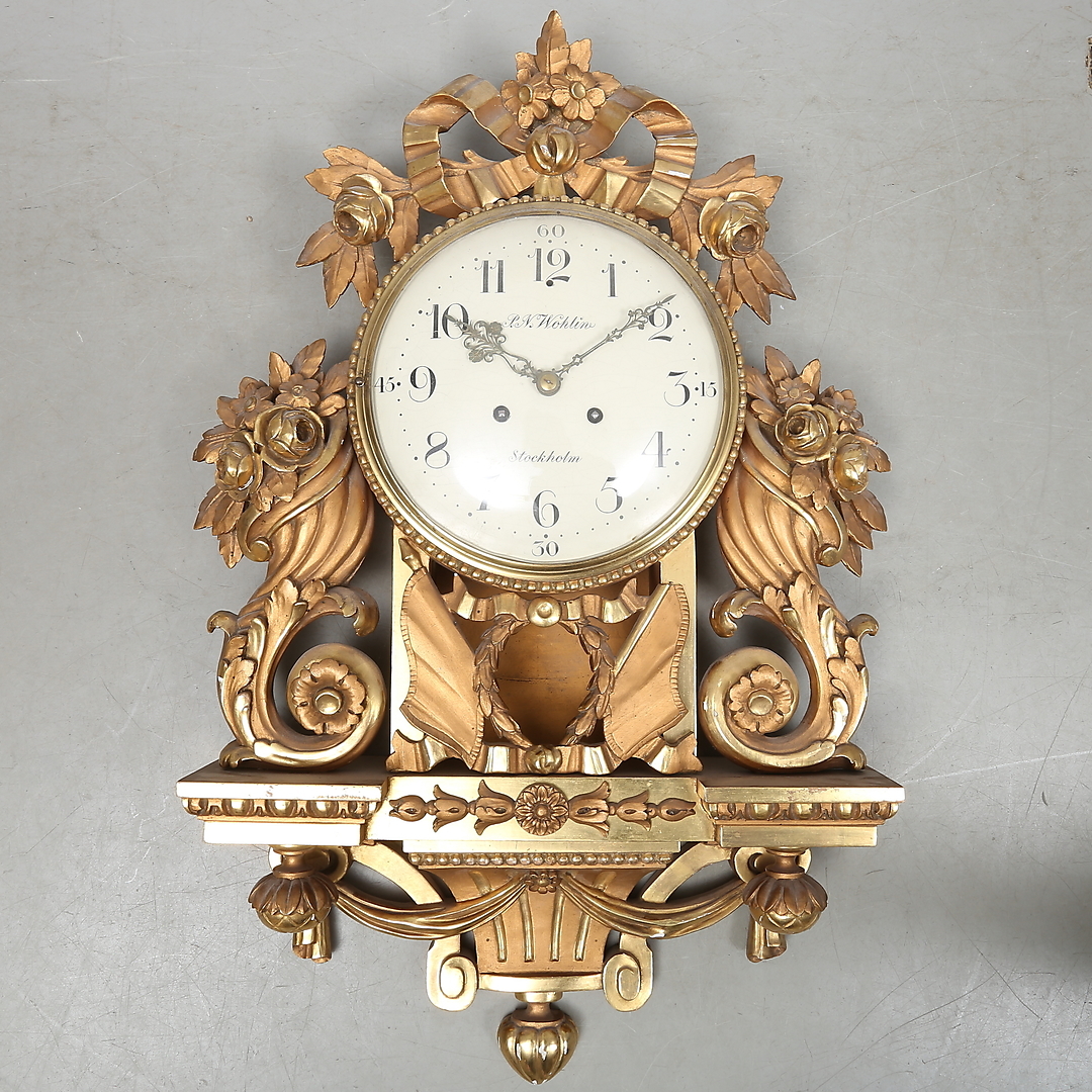 PN Wohlin, Stockholm, Wall pendant, Väggur